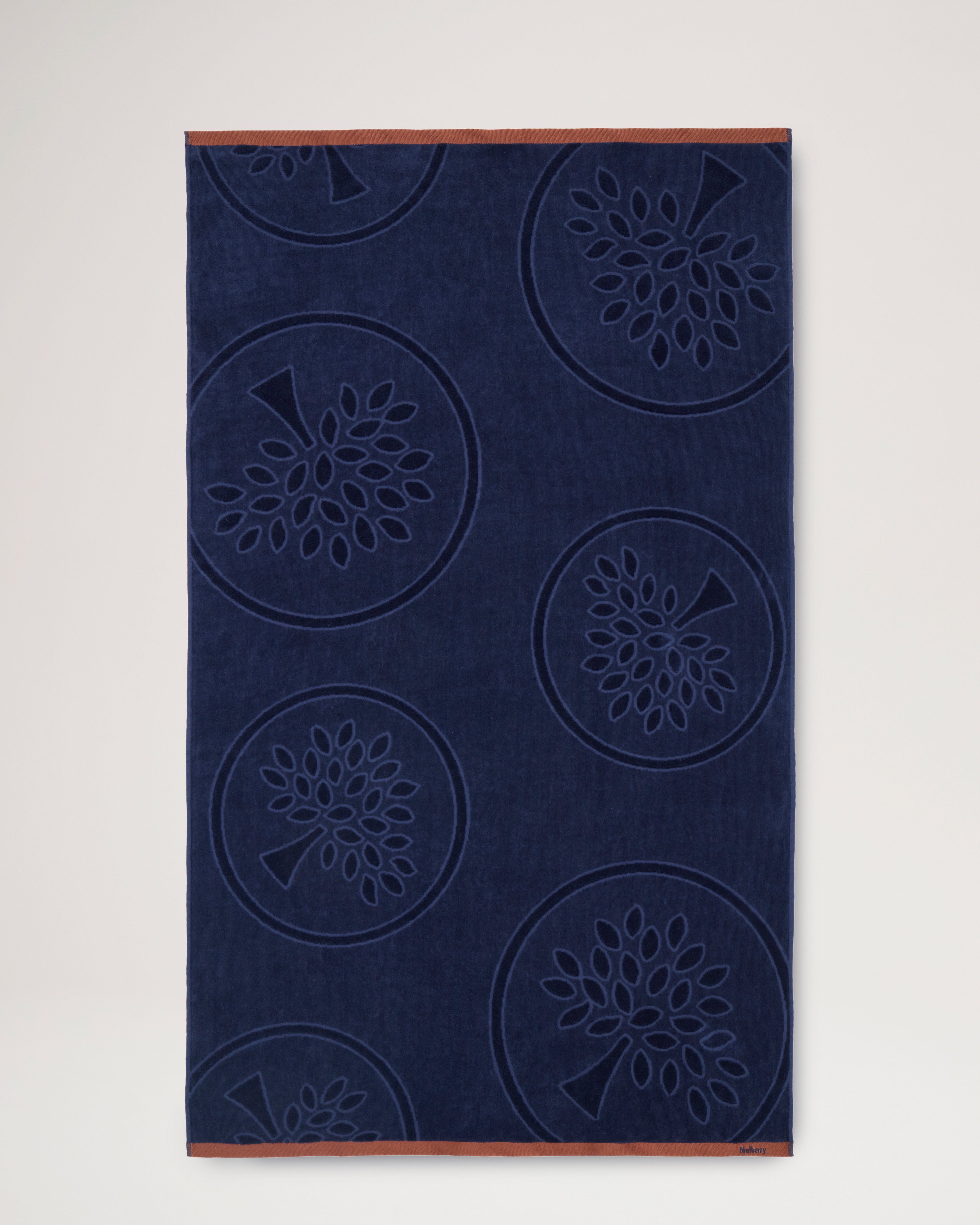 Jacquard-Handtuch mit Mulberry Baumlogo