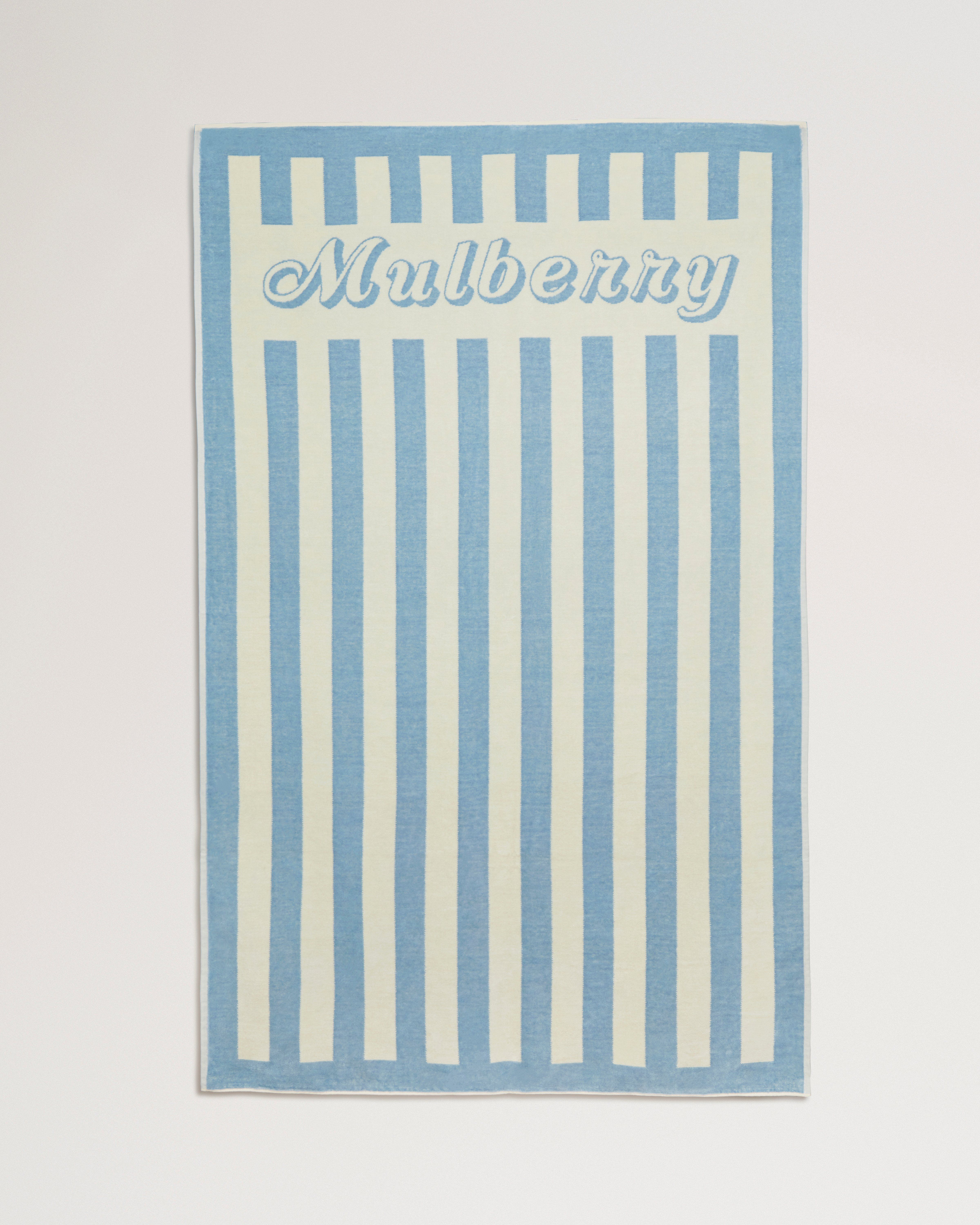 Fantasy Mulberry Logo Stripe Towel