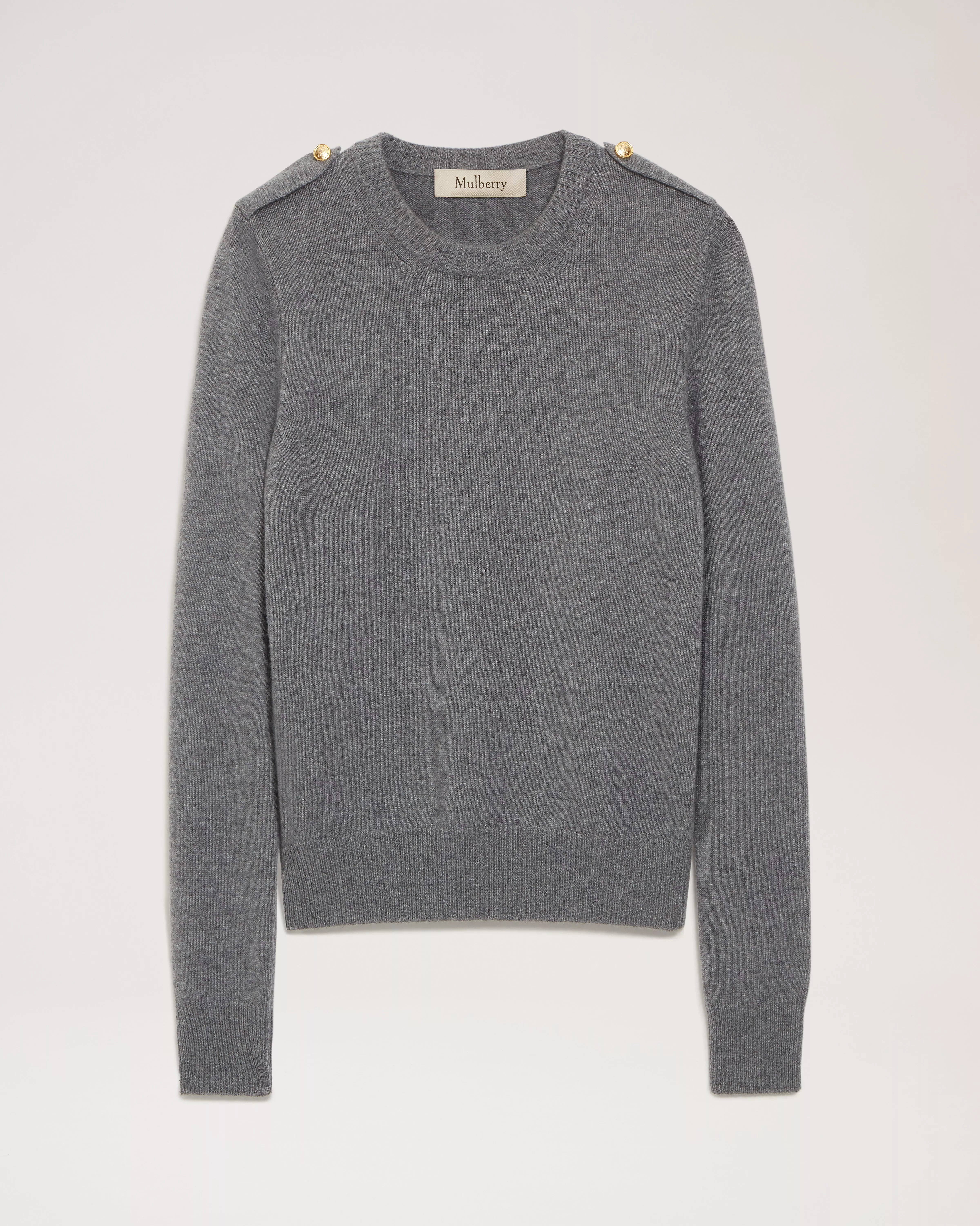 charcoal v neck jumper