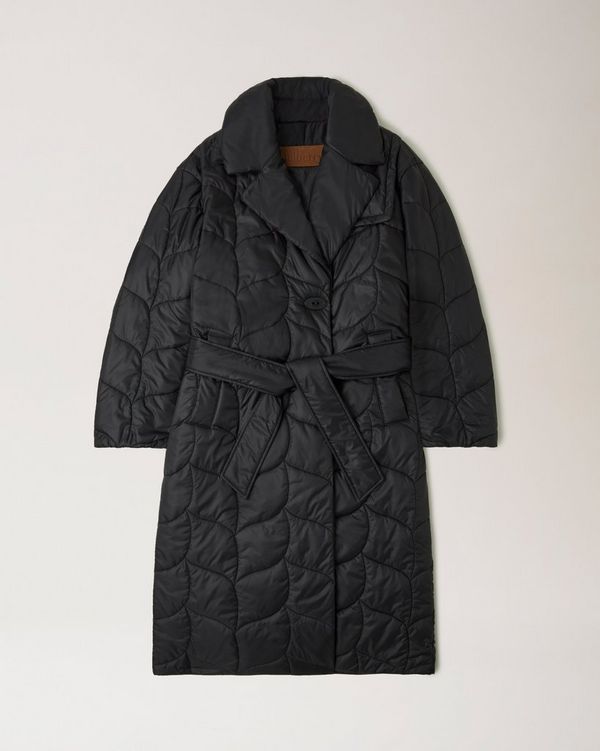 Quilted Coat Black