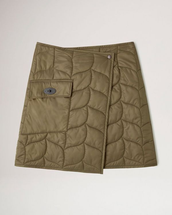 Khaki 2024 skirt jacket