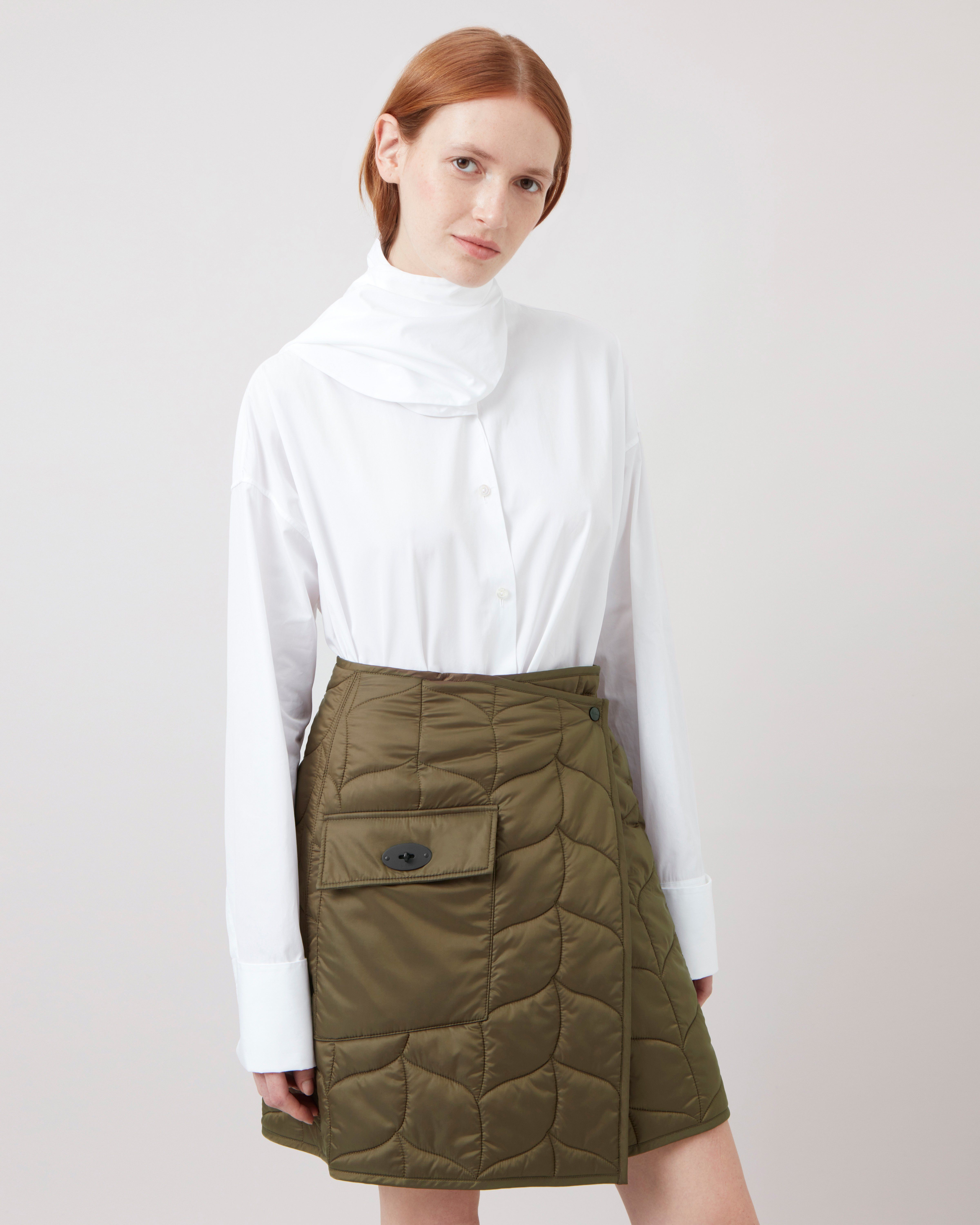 Long khaki skirts jacket sale