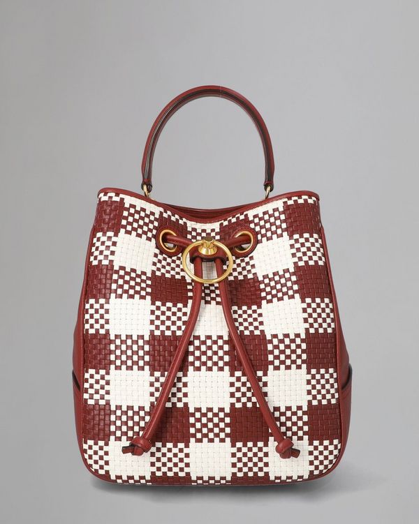 Mulberry | Hampstead | Pre-Loved | Venetian Red Woven Panel | Pre