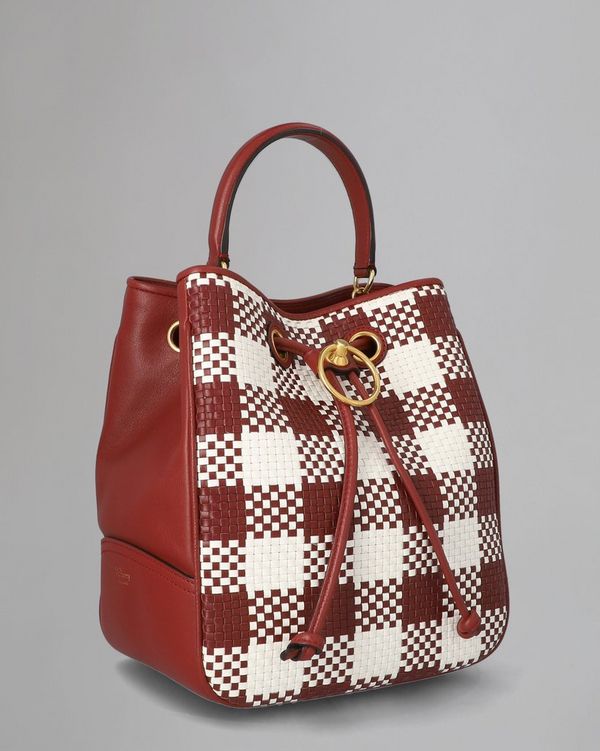 Mulberry | Hampstead | Pre-Loved | Venetian Red Woven Panel | Pre