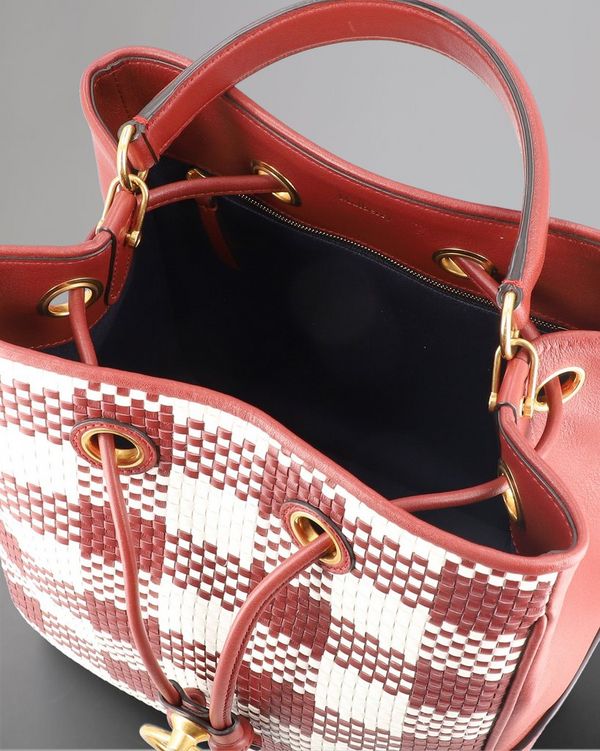 Mulberry | Hampstead | Pre-Loved | Venetian Red Woven Panel | Pre