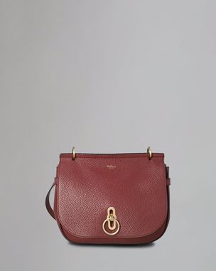 Mulberry | Small Effie Satchel | Pre-Loved | Bright Red Spongy Pebbled