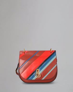 Mulberry | Small Effie Satchel | Pre-Loved | Bright Red Spongy Pebbled