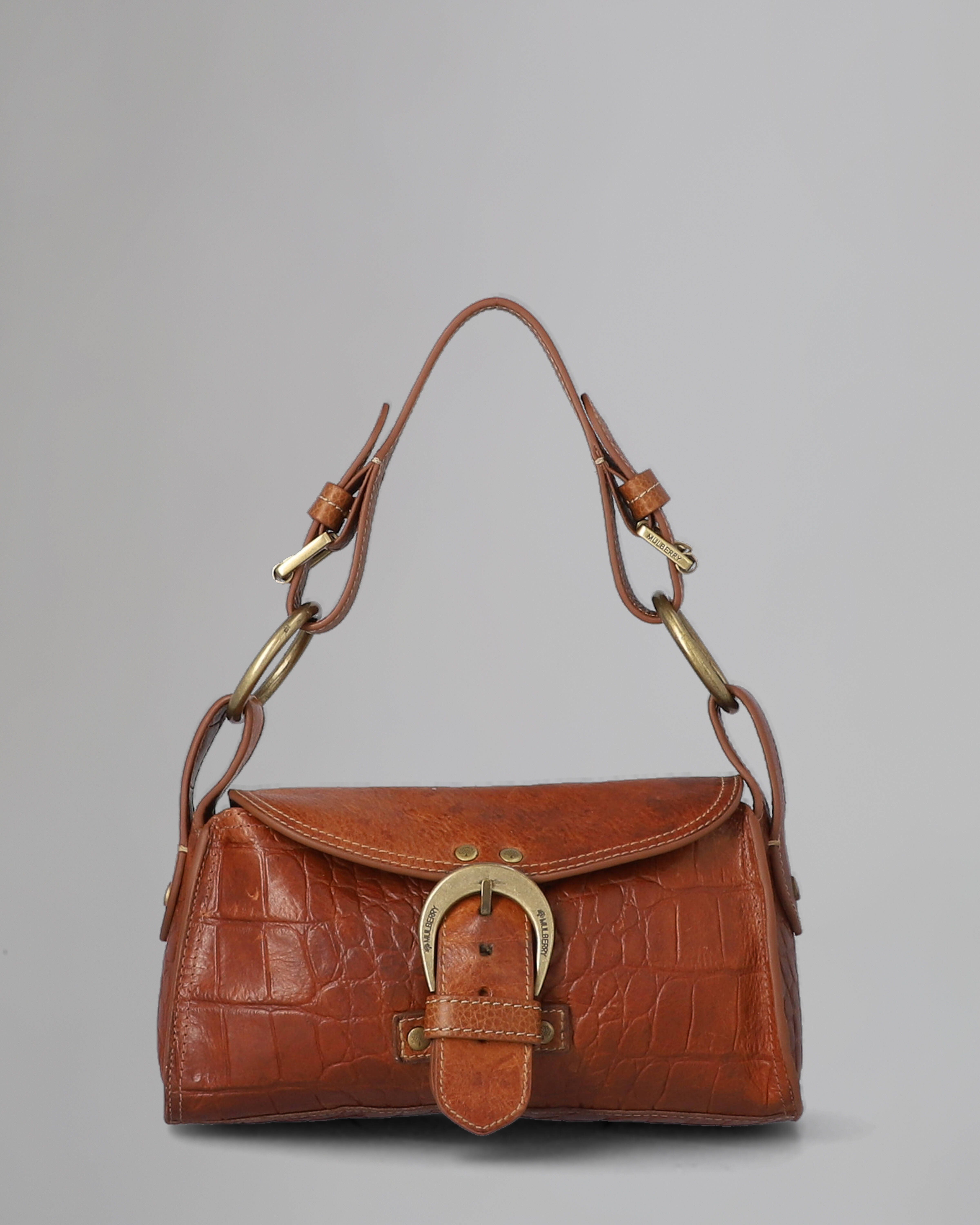 Mulberry | Pasadena | Pre-Loved | Oak Printed Veg Tanned Leather