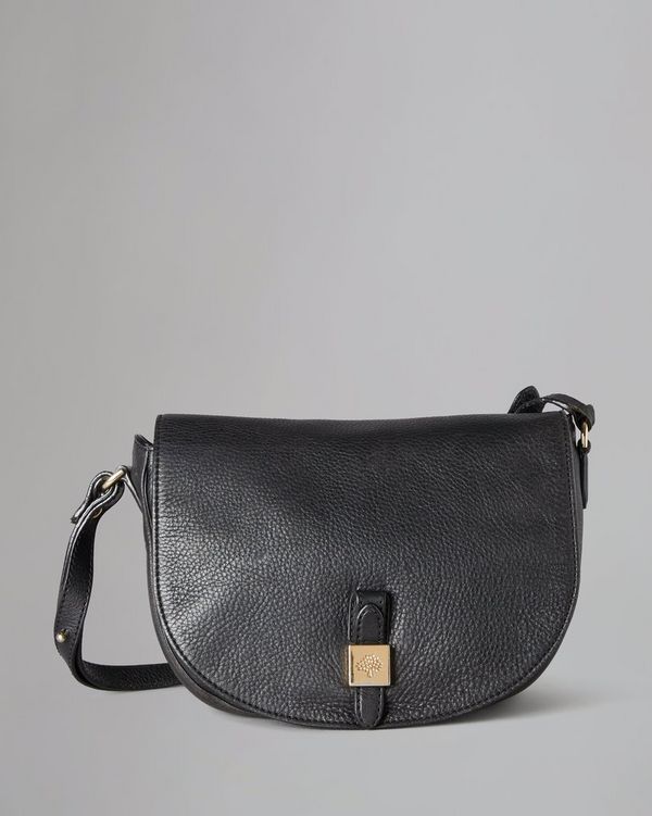 Georgia - Black Soft Grain Leather