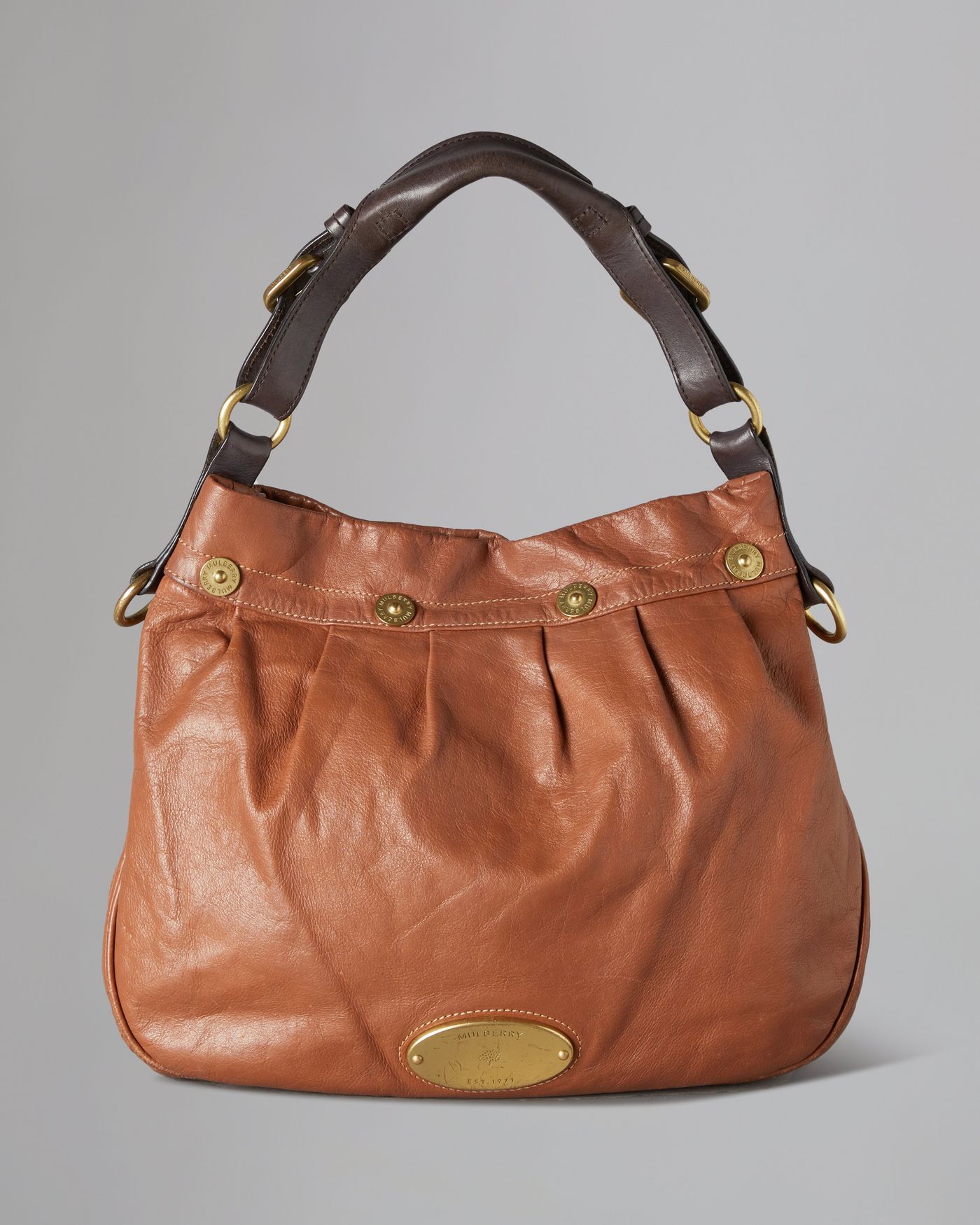 Medium Mitzy Hobo PreLoved Oak Pebbled Leather PreLoved Women's