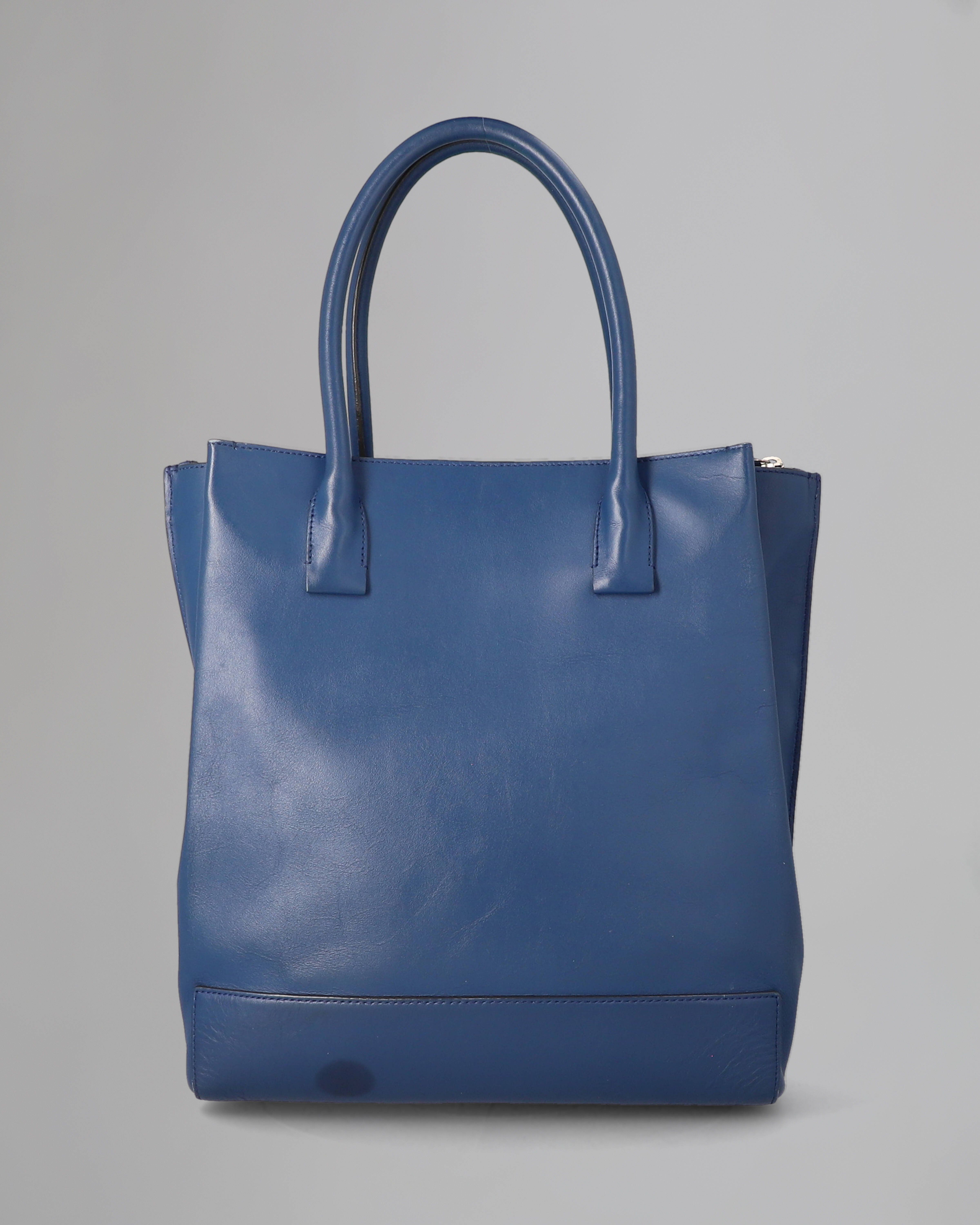 Arundel Tote | Pre-Loved | Sea Blue Calf Nappa | Pre-Loved Bags | Mulberry