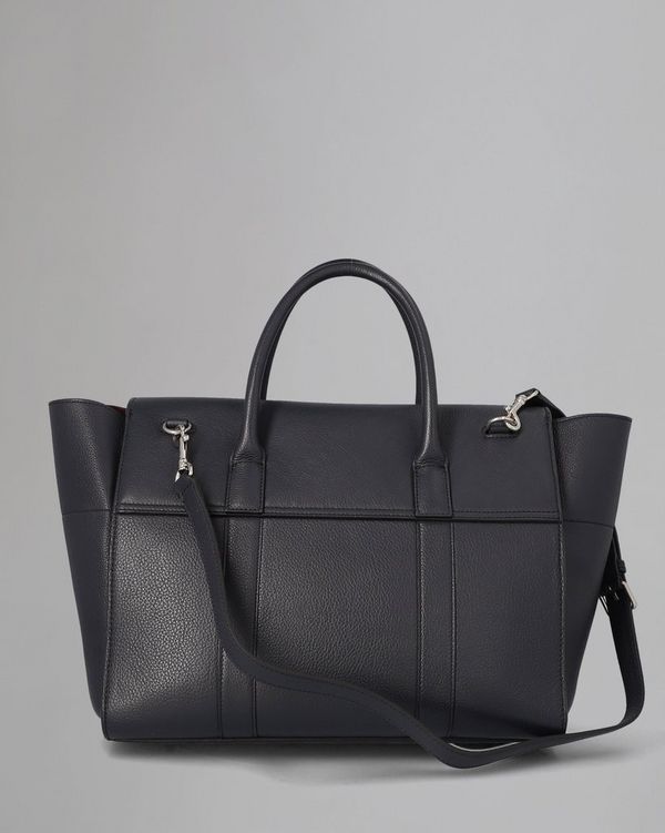 Mulberry | Bayswater with Strap | Pre-Loved | Midnight Small