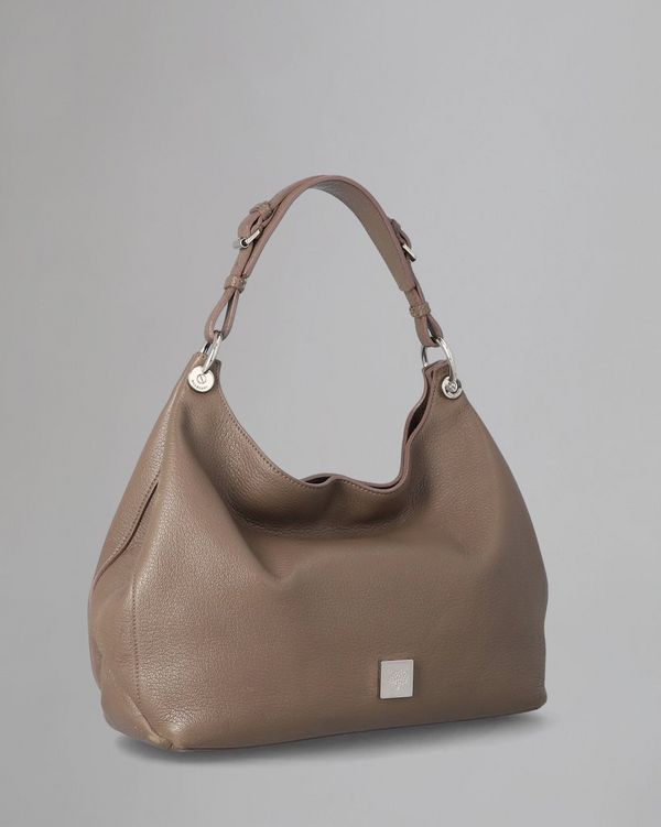 Mulberry Freya Small Leather Hobo Bag, Rose Petal