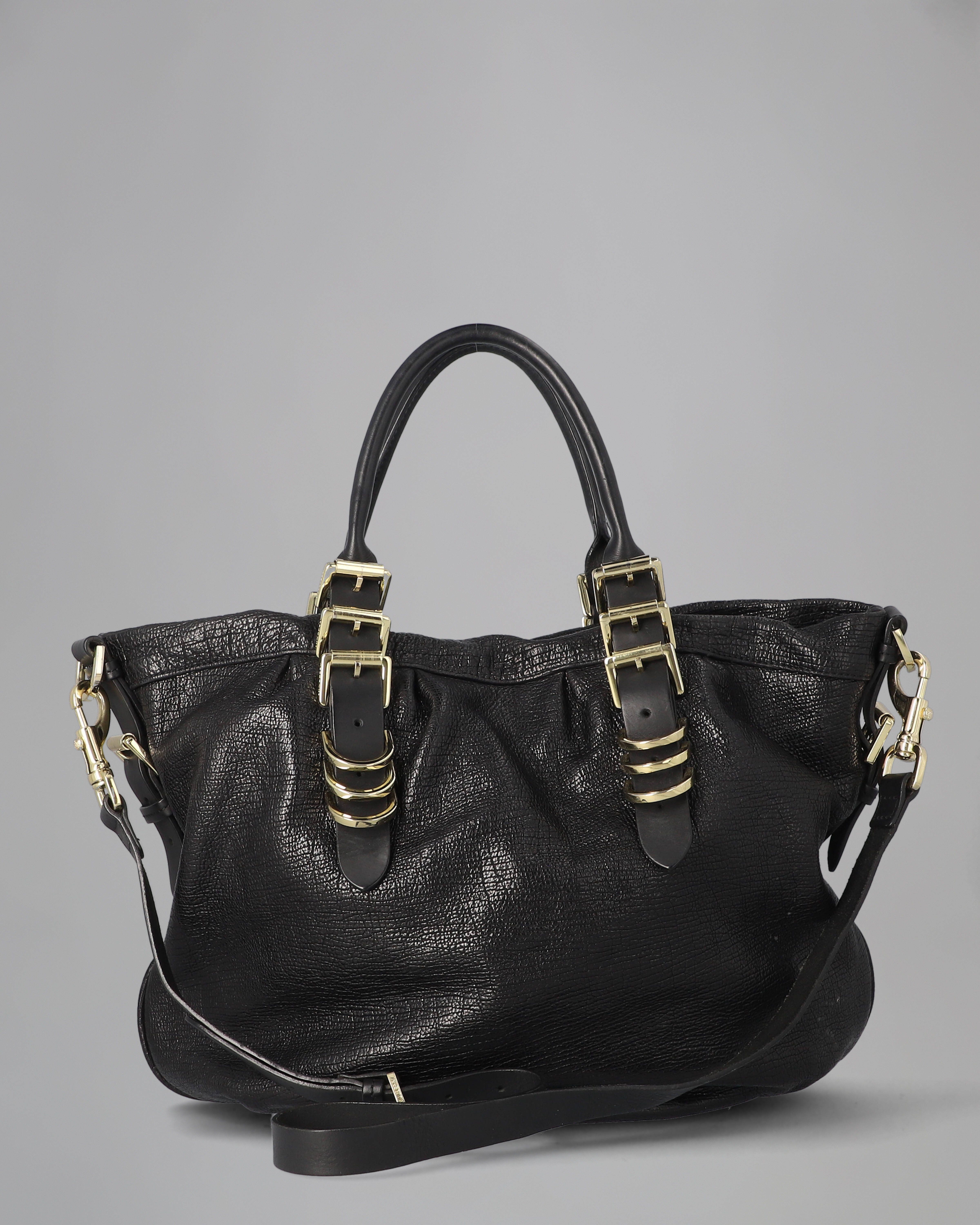 Mila quilted leather bag Black / Gray