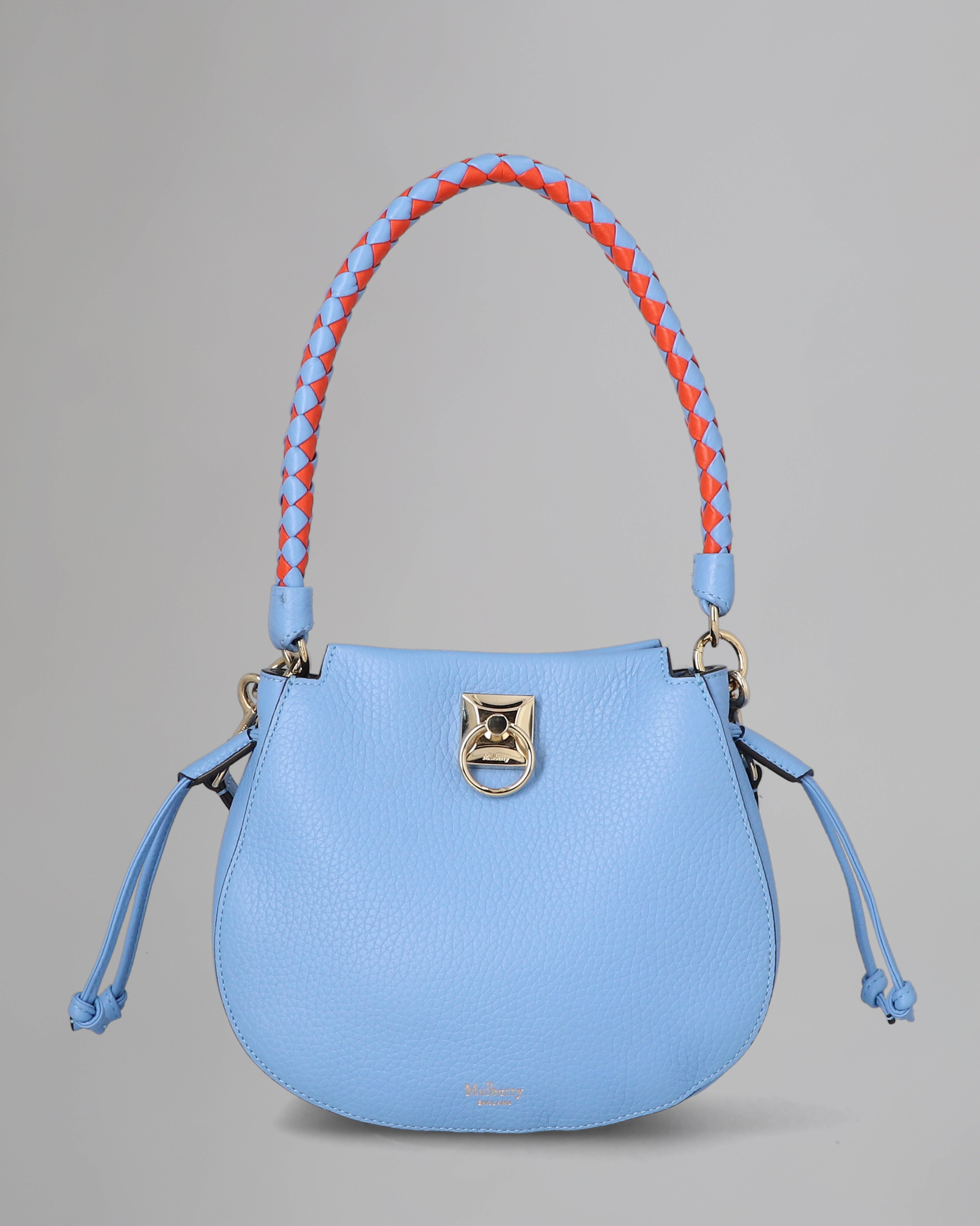 【MULBERRY】 IRIS HOBO BAG Mulberry | Mini Iris Hobo | Pre-Loved | Cornflower Blue