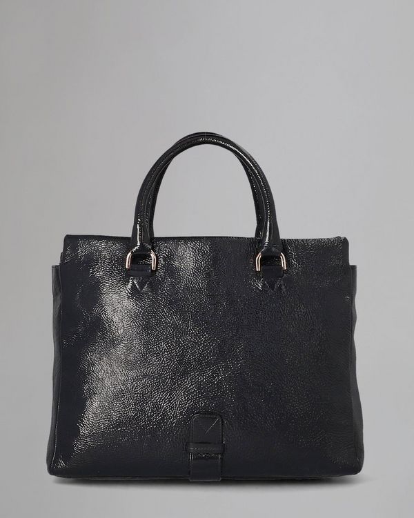 Mulberry | Harriet Tote | Pre-Loved | Nightshade Blue Spongy Patent