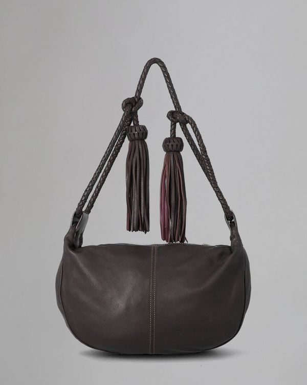 Angelica Pre Loved Chocolate Soft Nappa Pre Loved Bags Mulberry