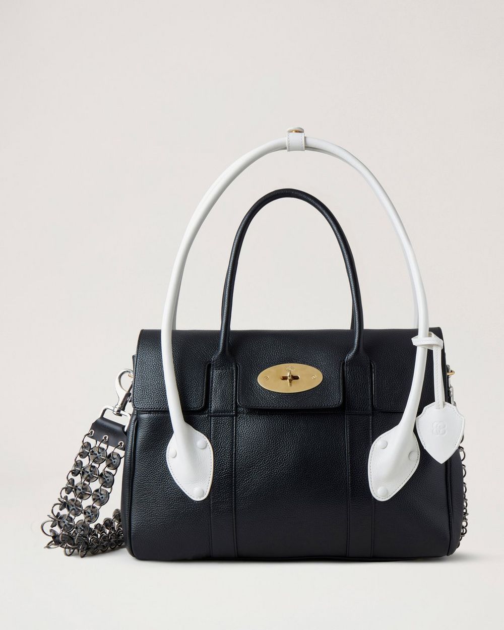 Mulberry x Stefan Cooke Bayswater Swing 01 | Pre-Loved | Black Small ...