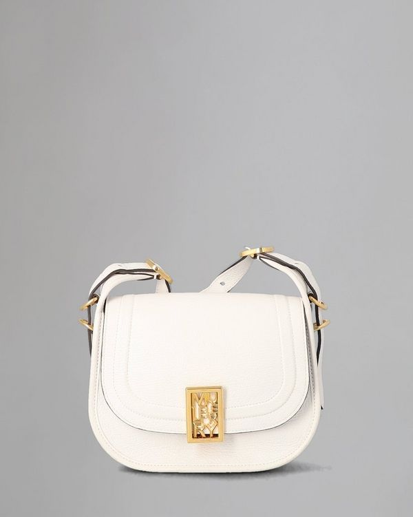 Mulberry | Small Sadie Satchel | Pre-Loved | White Goat