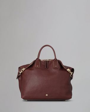 alice-zipped-tote-pre-loved-oxblood-small-classic-grain