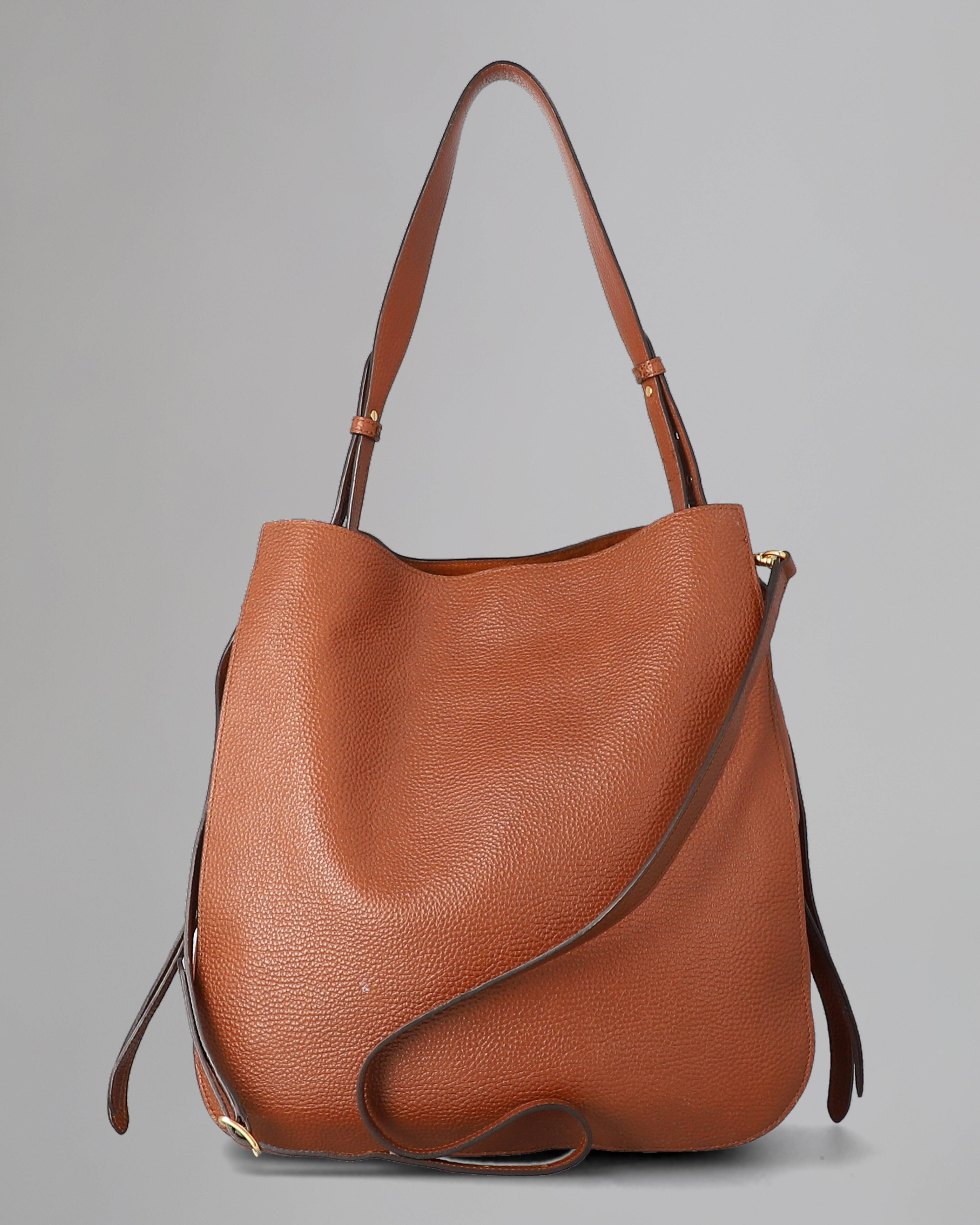 Amberley Hobo Pre Loved Oak Natural Grain Leather Pre Loved Bags Mulberry