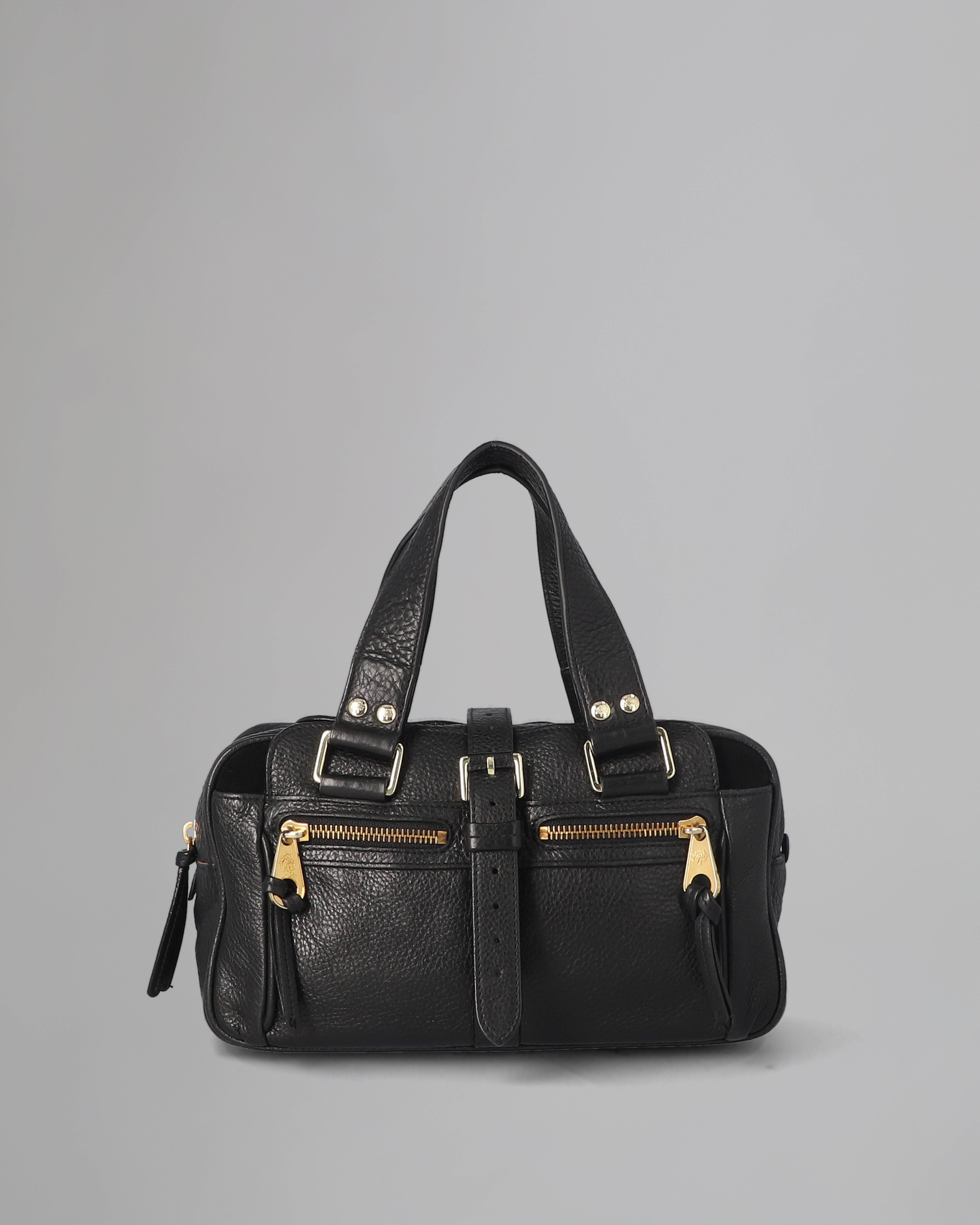 Mini Mabel Pre Loved Black Soft Goat Leathers Pre Loved Bags Mulberry