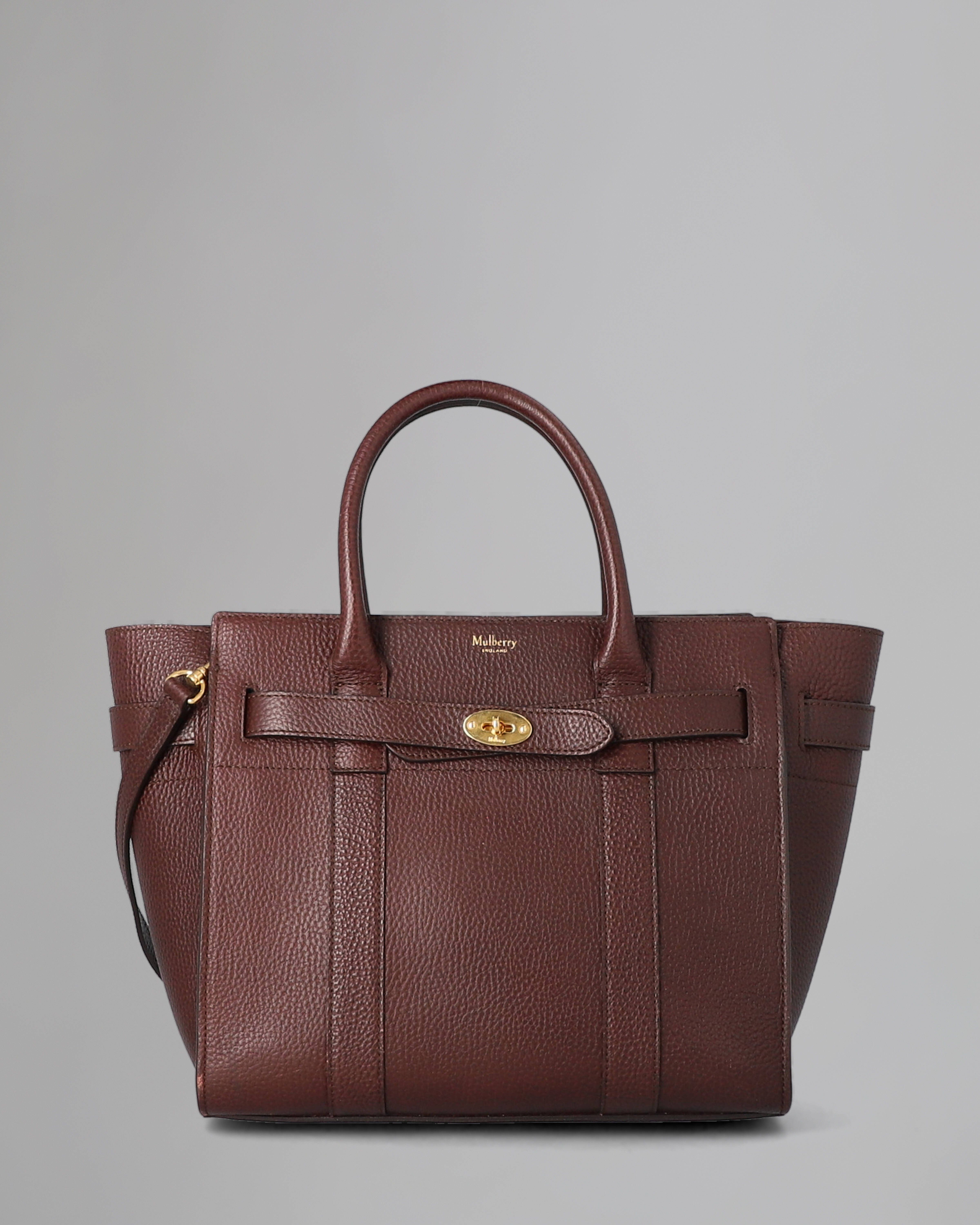 Small Zipped Bayswater Pre Loved Oxblood GVT Pre Loved What s New Mulberry