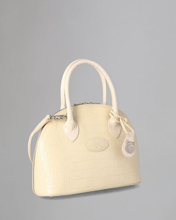 Breton Pre Loved Cream Congo Leather Pre Loved Bags Mulberry