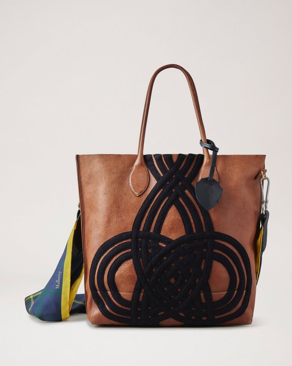 Mulberry Blossom Tote in Brown