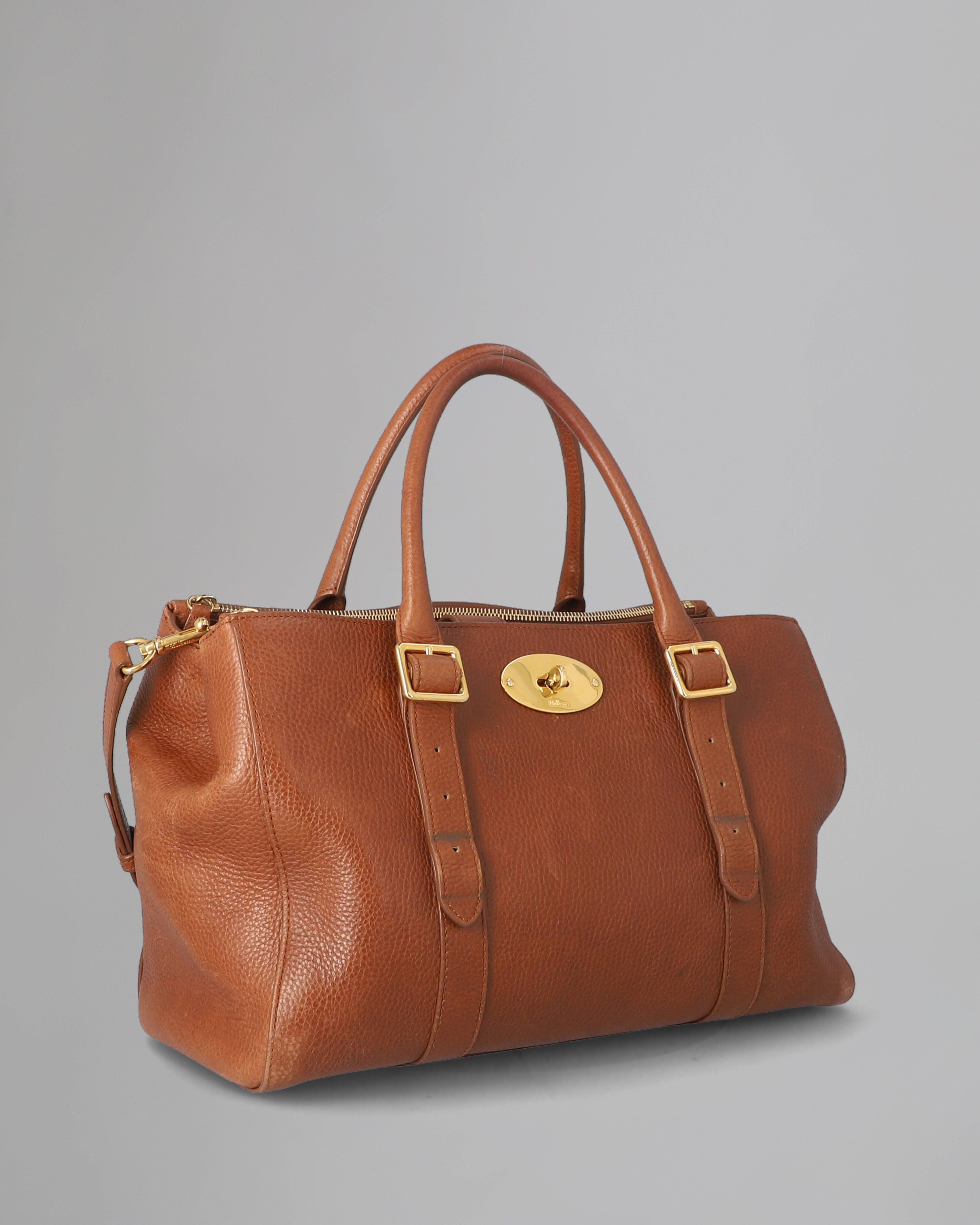 Mulberry bayswater store zipped tote