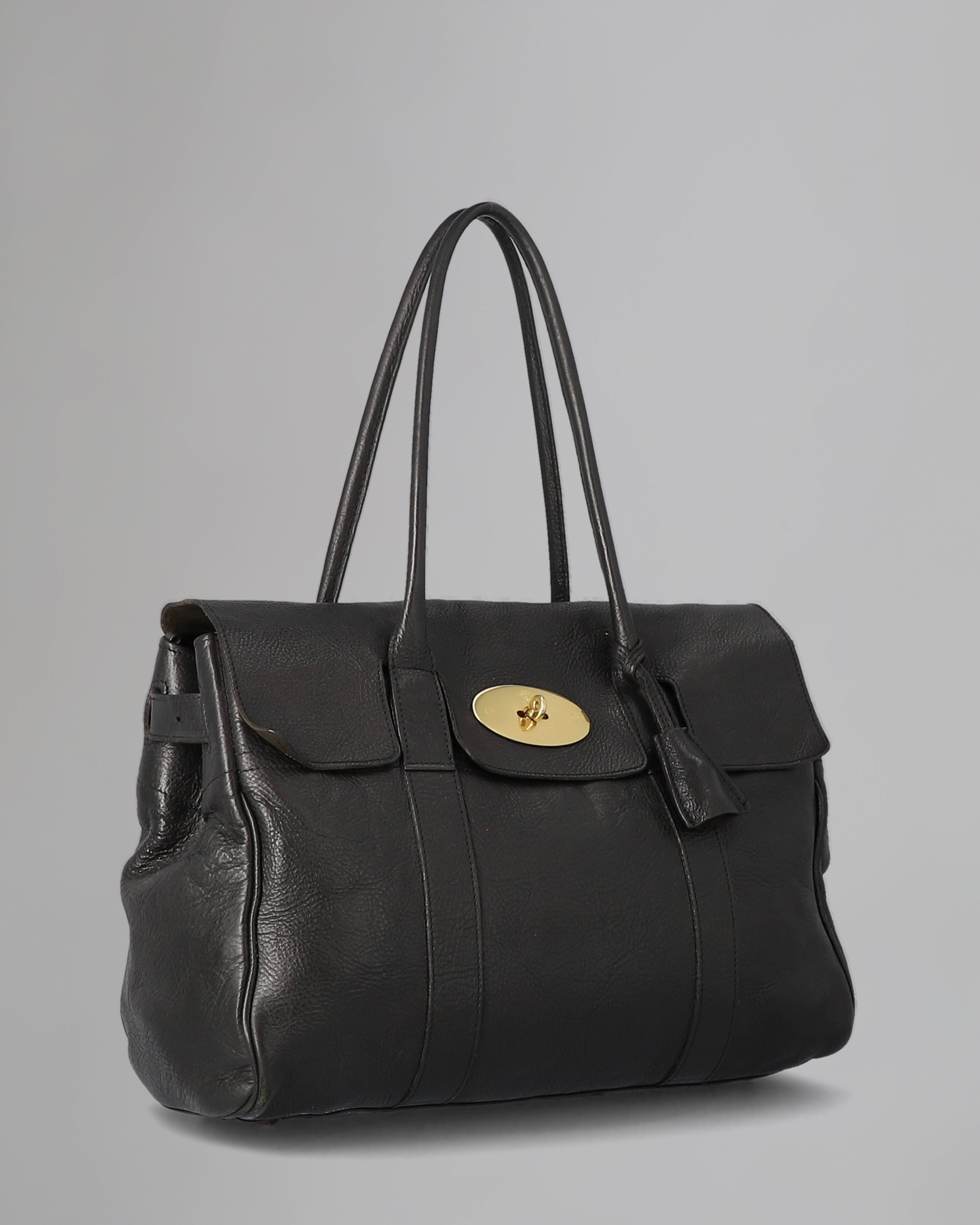 Bayswater Pre Loved Black NVT Pre Loved Bags Mulberry