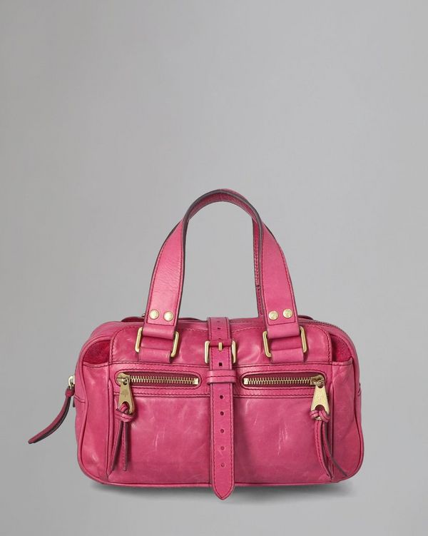 Mulberry | Small Mabel | Pre-Loved | Fuchsia Lightweight Antique