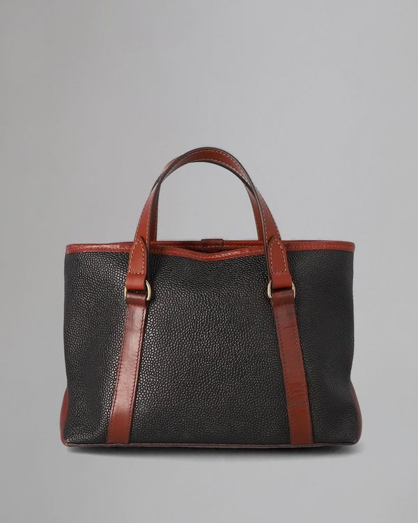 Florence Pre Loved Black Branston Scotchgrain Pre Loved Bags Mulberry