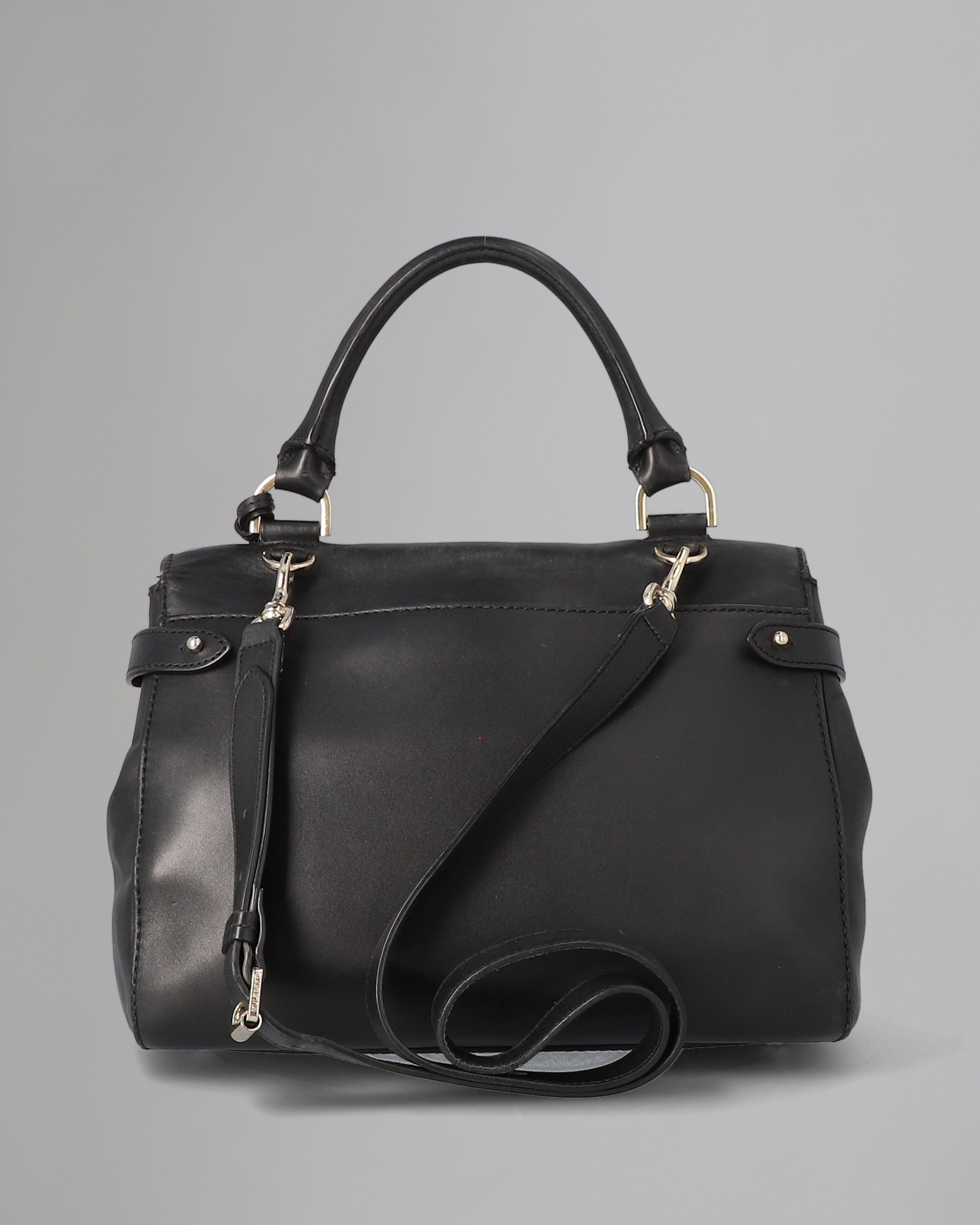 Primrose | Pre-Loved | Black Polished Calf | Pre-Loved Bags | Mulberry