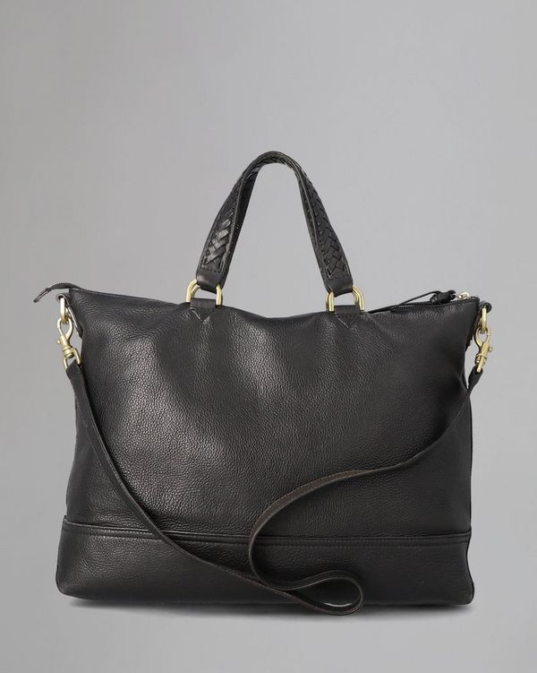 Effie Tote Pre Loved Black Spongy Pebbled Pre Loved Bags Mulberry