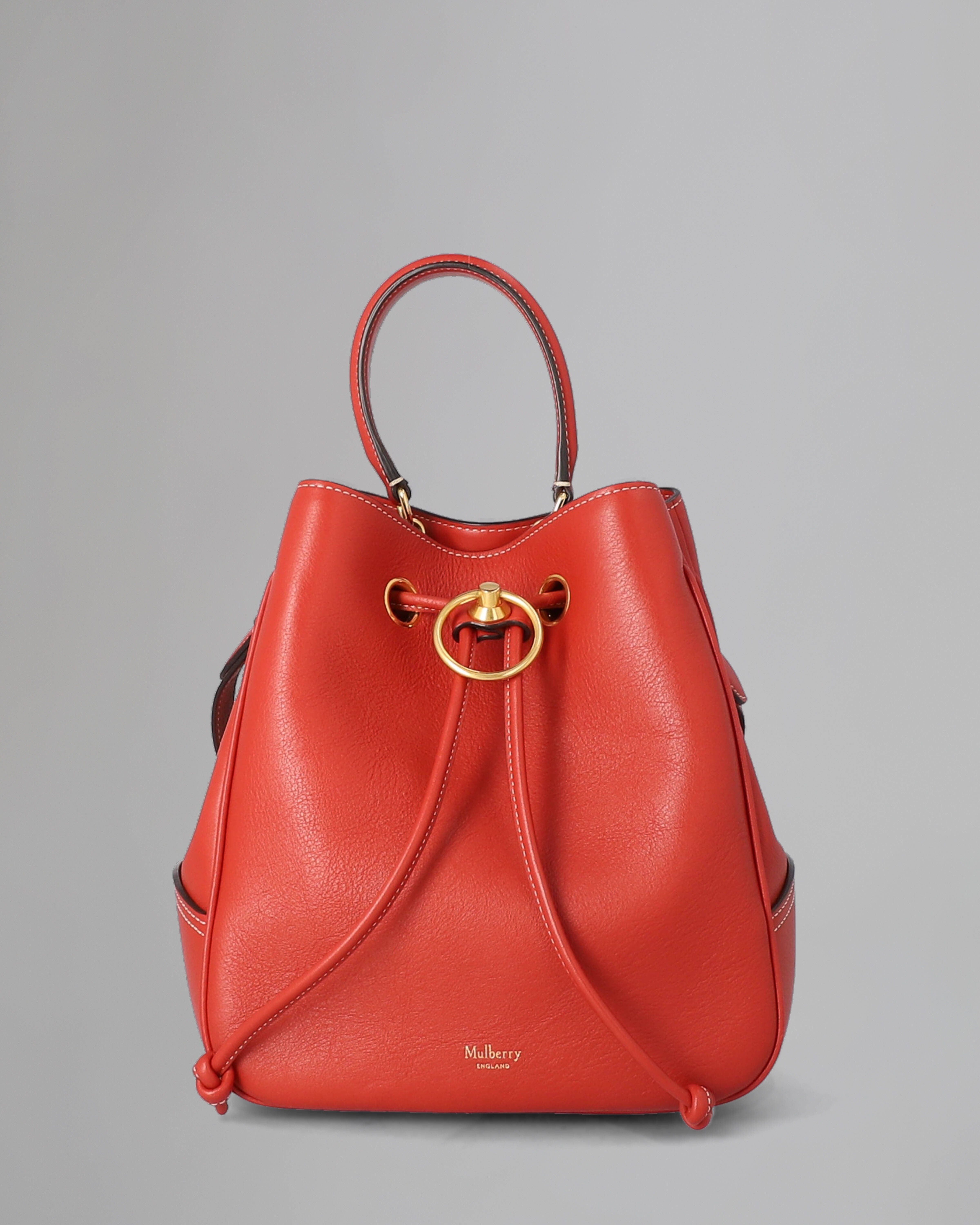 Hampstead Pre Loved Red Clay Silky Calf Pre Loved Bags Mulberry