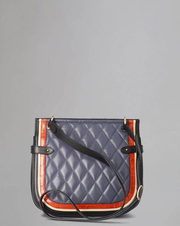 Mulberry | Amberley Satchel | Pre-Loved | Black, Chalk, Red