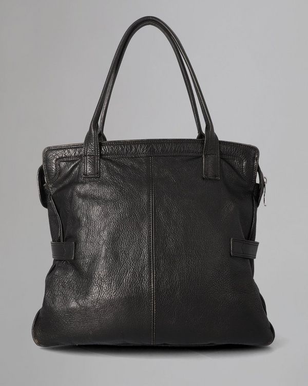 Mulberry Maggie Pre-Loved Black Polished Goatskin Pre