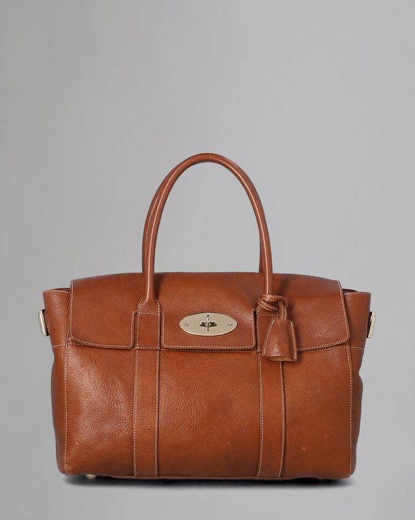 Bayswater Buckle Pre Loved Oak Natural Veg Tanned Pre Loved Bags Mulberry