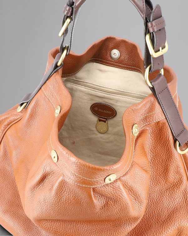 Mitzy Hobo Pre Loved Oak Pebbled Pre Loved Bags Mulberry