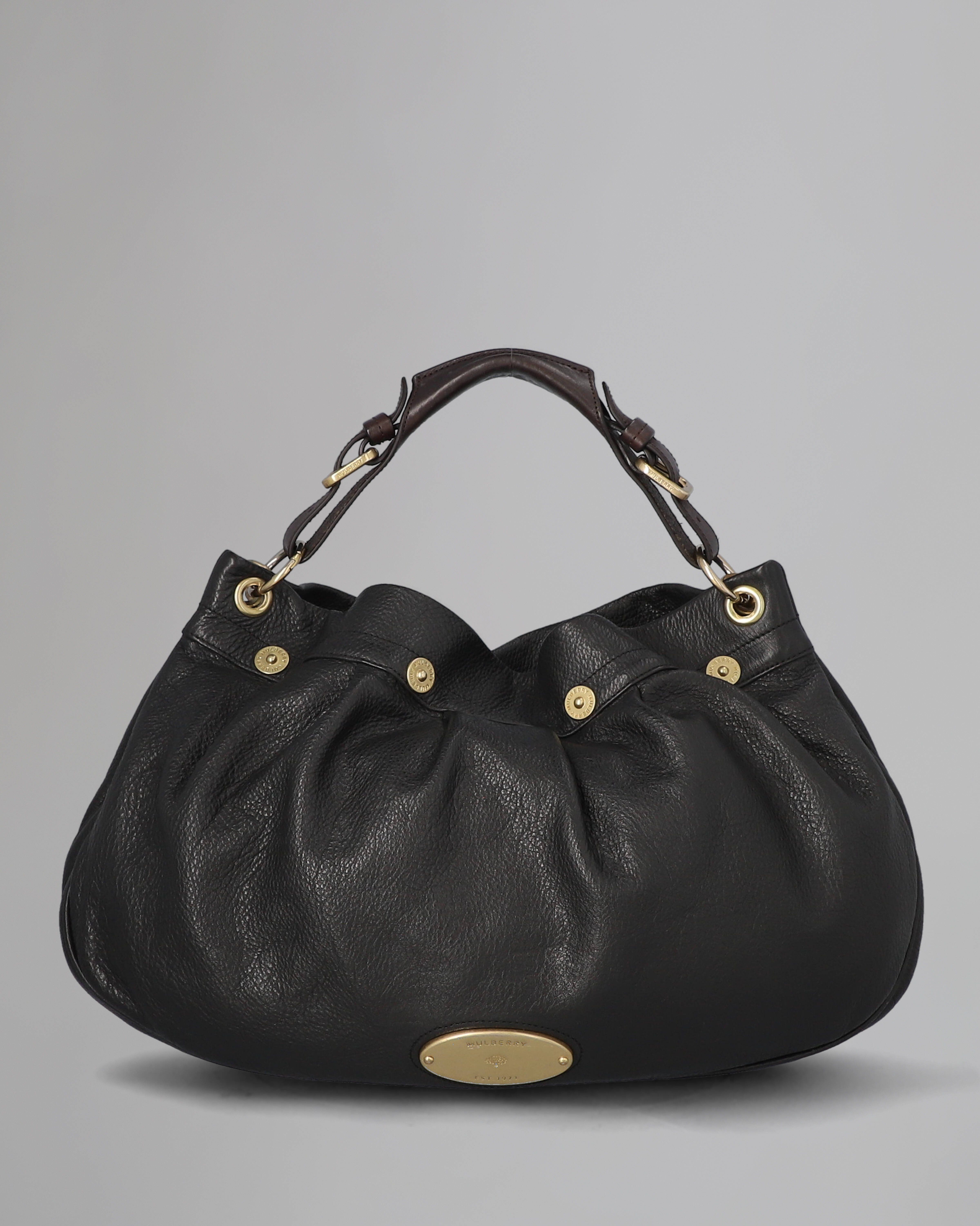 Medium Mitzy Hobo | Pre-Loved | Black Pebbled | Pre-Loved Bags 