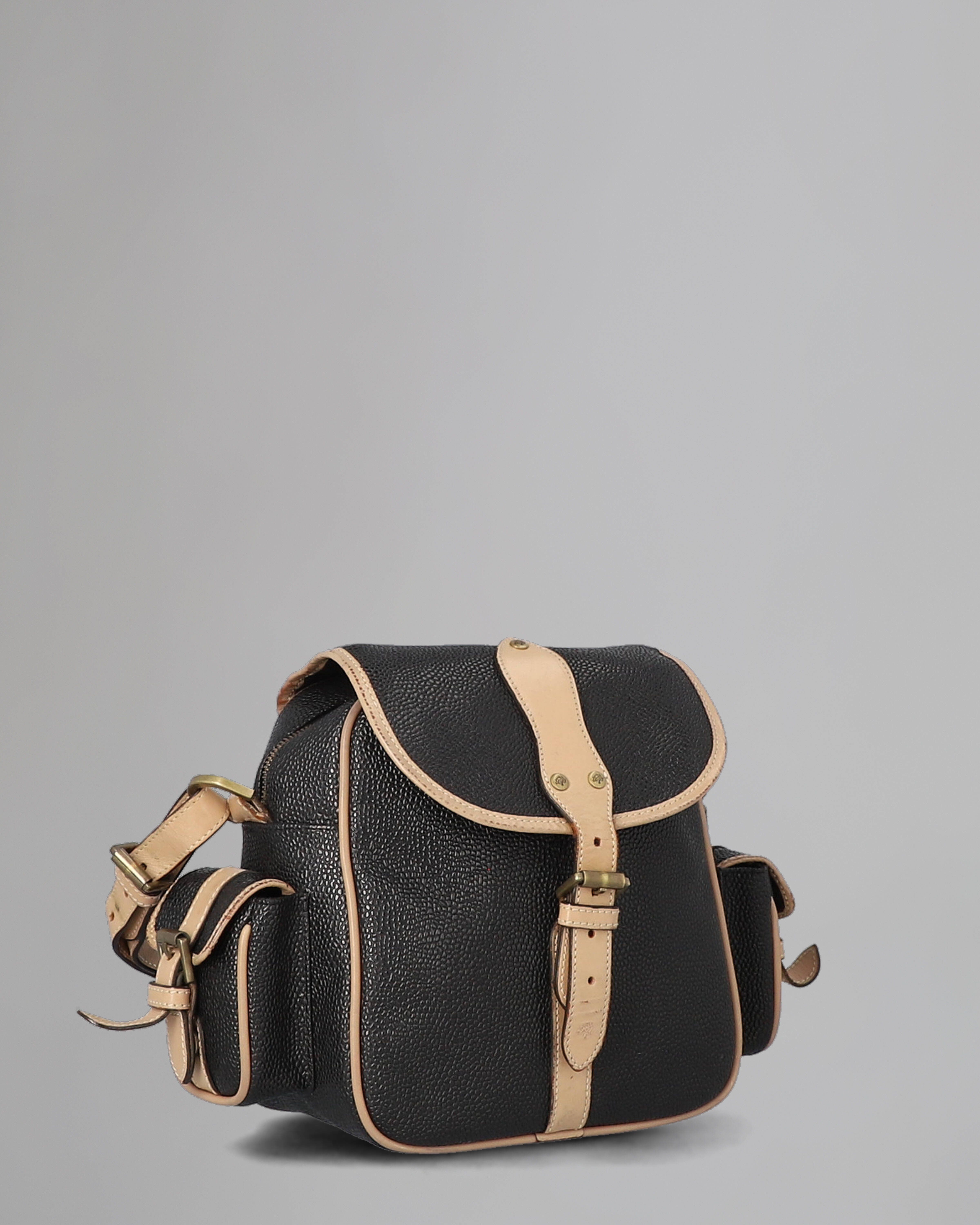 Calgary Pre Loved Black Blonde Scotchgrain Pre Loved Bags Mulberry