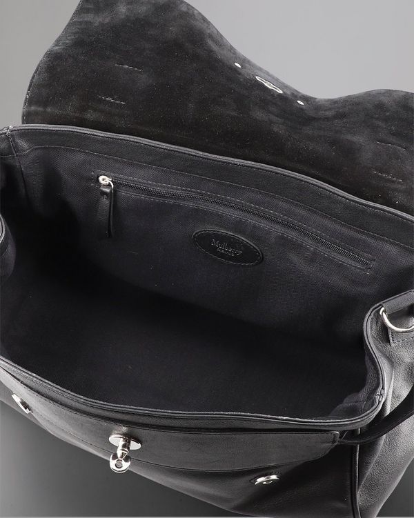 Mulberry | Alexa | Pre-Loved | Black & White Whipstitch | Pre