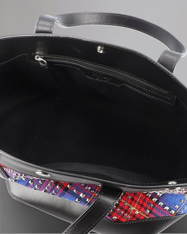 Small Camden Shopper | Pre-Loved | Porcelain Blue Tartan