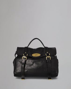 oversized-alexa-pre-loved-black-glossy-buffalo-leather