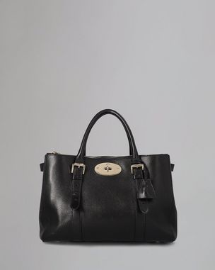 bayswater-double-zip-tote-pre-loved-black-shiny-goat