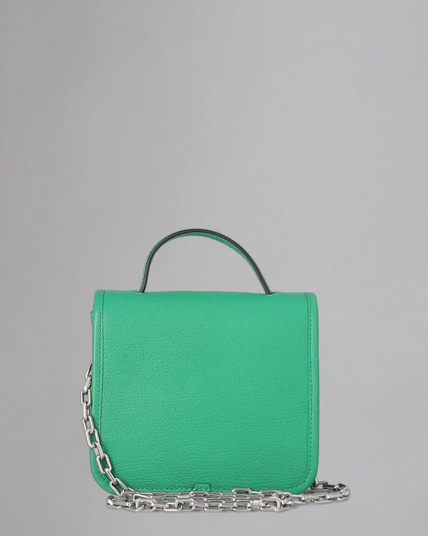 Mulberry | Sadie Square | Pre-Loved | Lawn Green Silky Calf