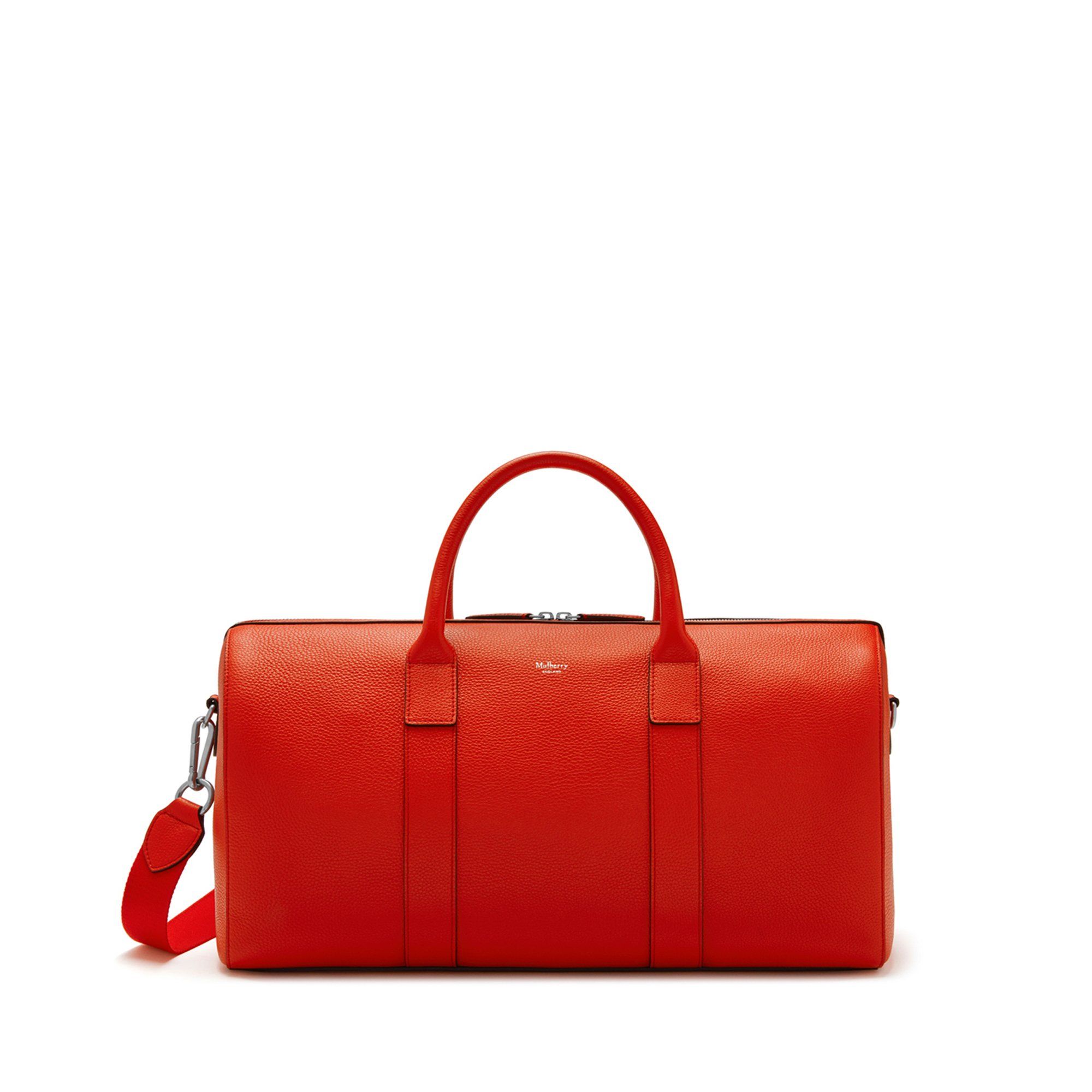red holdall bags