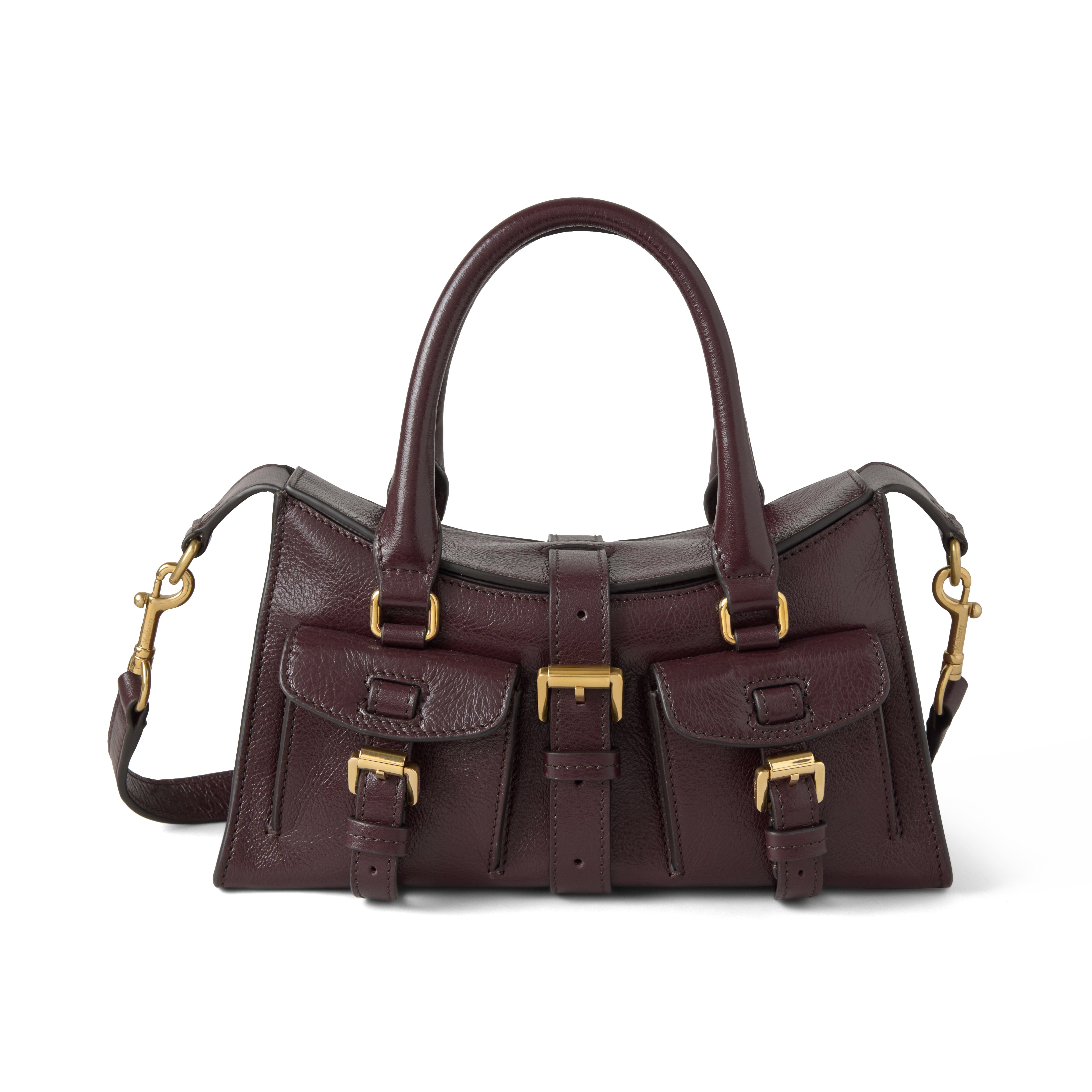 Mulberry Women's Leather Mini Roxanne Oxblood