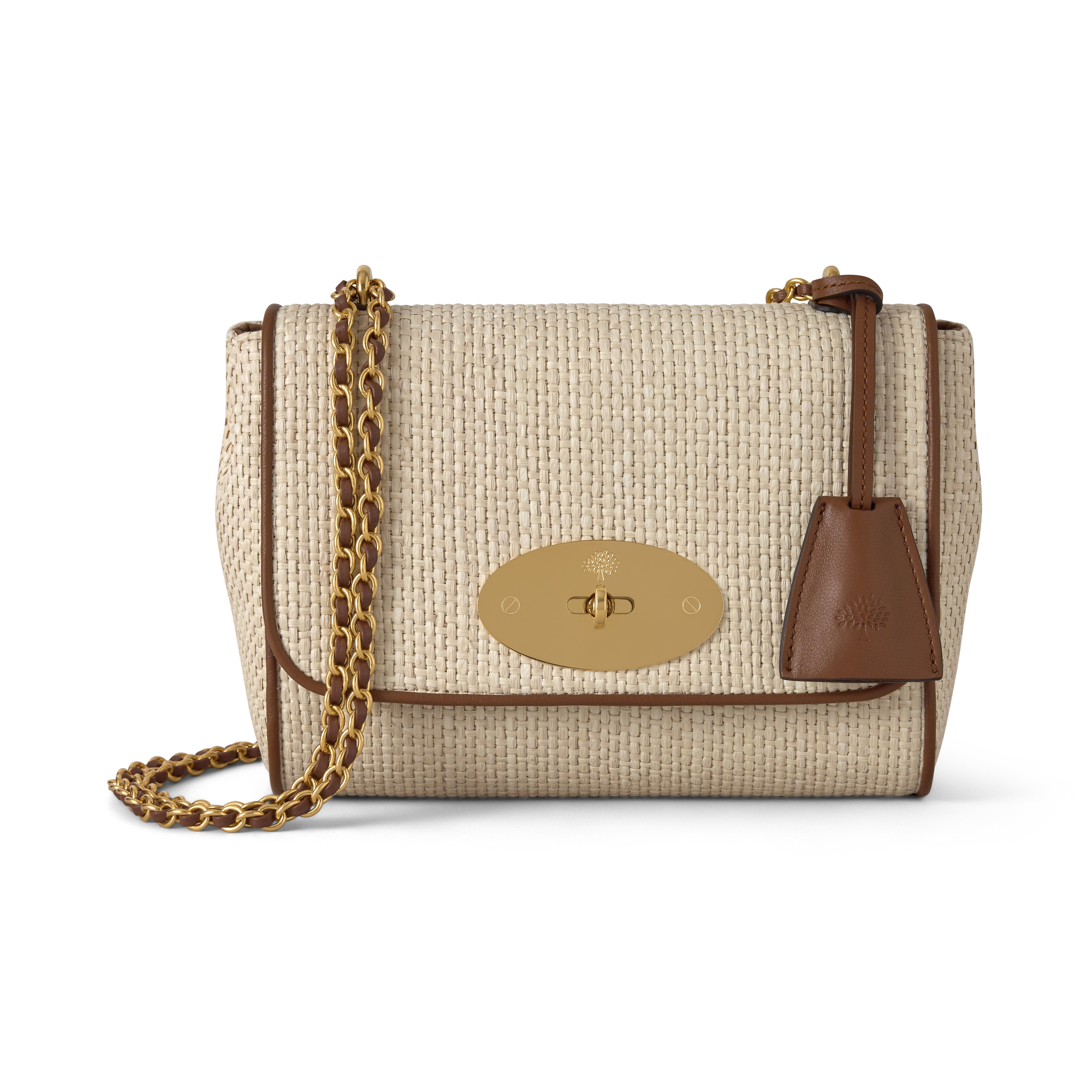 Mulberry Women's Leather Lily Ecru-Bright Oak